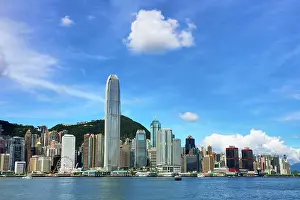 Victoria: Victoria Harbour and Skyline, Hong Kong, China