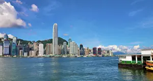 Victoria: Victoria Harbour and Skyline, Hong Kong, China