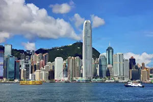 Victoria: Victoria Harbour and Skyline, Hong Kong, China