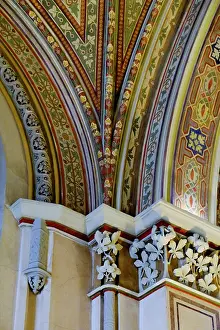 Vienna: Vienna, Austria. Interior arch detail
