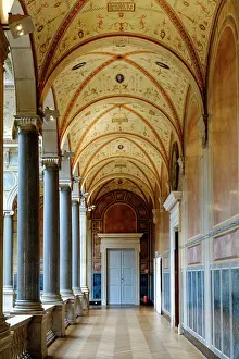 Corridor: Vienna, Austria. MAK Museum interior