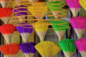 Sale: Vietnam. Colorful incense for sale