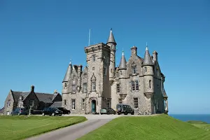 Mull: View of a 19th century country house near the coast