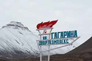 Coal: View of the abandoned Russian town of Pyramiden