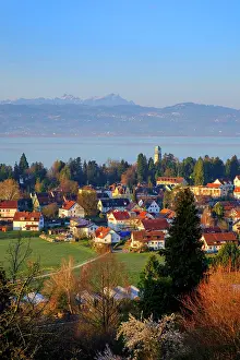 Constance: View over Bad Schachen to the Appenzeller Land and