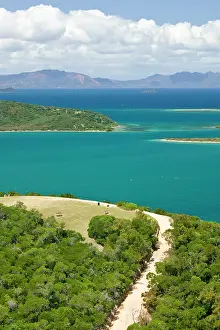 Anse: View of Baie Ste Marie from Ouen Toro Hill