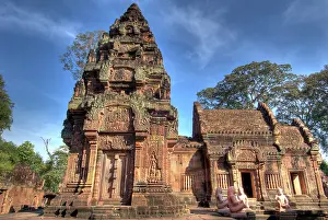 10th: View of Banteay Srei, Angkor, Siem Reap