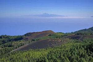 Teide: View from Birigoyo Volcano to Teide, El Paso, La