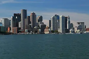 Townsmall: View from Boston Harbour on City Skyline, Boston