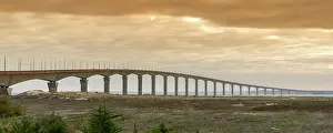 Connection: A view of the bridge between La Rochelle and Ile