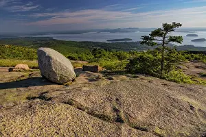 Granite: View from Cadillac Mountain looking down onto Frenchman