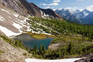 Kananaskis: View from above Chester Lake - Peter Lougheed Provincial
