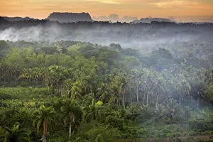 Yunque: View of El Yunque, Baracoa, Guantanamo province