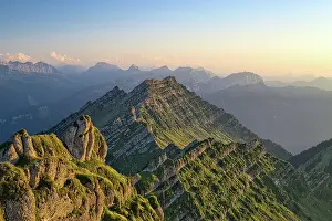 Gallen: View from Europe's highest Nagelfluhberg Speer