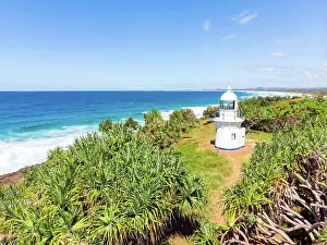 Queensland: A view over Fingal Head and Fingal Head Causeway n