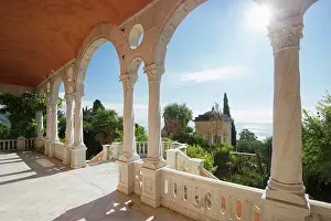 Ligurian: View of Giardini Botanici Hanbury, La Mortola, near