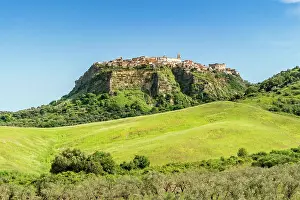 Located: View of historic village Santa Severina located