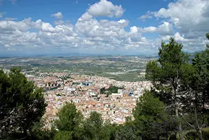 Castillo: View of Jaen with countryside