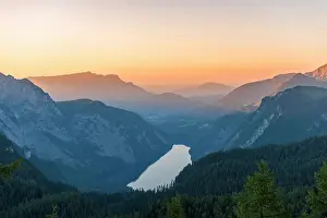 Berchtesgaden: View over the K&, x1aea67;ssee from the Feldkogel