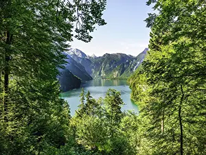 Berchtesgaden: View of the K&, x1aea67;ssee, vantage point at Malerwinkel