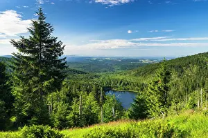 Wald: View of Lake Rachel, Bavarian Forest National Park