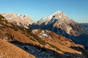 Belluno: View of mount Antelao with first snow