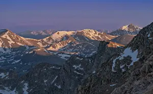 Jagged: View from Mount Evans looking west, Colorado