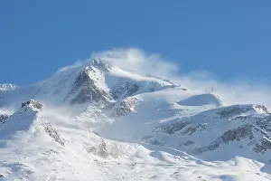 Aosta: View at mount Gran Paradiso - Aosta Valley - Italy