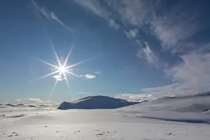 Dovre: View at mount Kolla in winter + Dovrefjell-Sunndalsfjella-Na