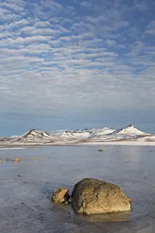 060418: View at the mountains of Lambafjoell - Austurland - Iceland