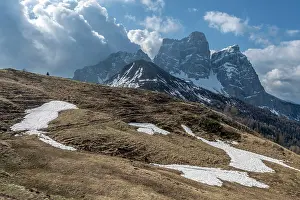 Belluno: View of the North side of Mount Pelmo, Italy, Belluno