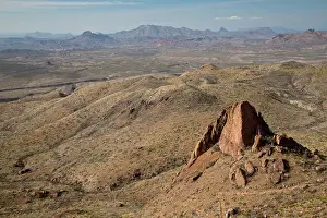 Chihuahuan: View north-westwards from the Chisos Mountains -