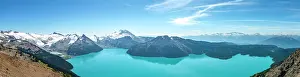 Deception: View from Panorama Ridge hiking trail, turquoise