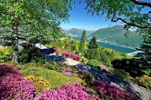 Howse: View from Parco San Grato on Lake Lugano with lake