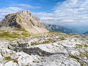 Dolomite: View towards Pietra Grande. The Brenta Dolomites