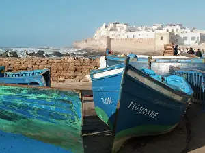 Essaouira: View from the port entrance of the eighteenth-century