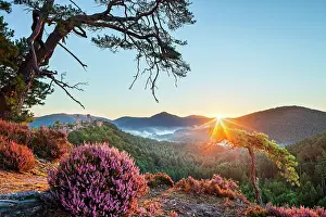 Morni: View from Sch&, x34ea5bb7;and, mountain, sunrise