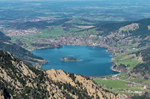 Foothills: View of the Schliersee from the Brecherspitz in