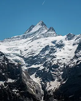 Bern: View of the Schreckhorn, Grindelwald, Switzerland
