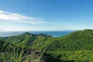 Boggy: View of south west coast from Boggy Peak