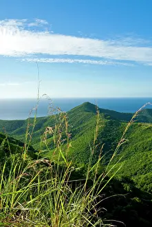 Boggy: View of south west coast from Boggy Peak