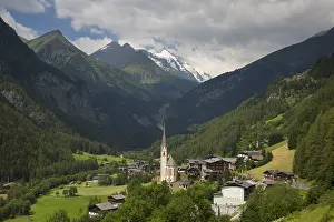 100119: View to St Vincent Church and Grossglockner massif