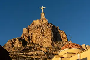 Christus: view of the statue of Christ of Monteagudo in Murcia
