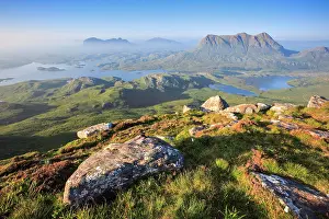 Lakeland: View of Suilven and Cul Mor, Sutherland, Scotland