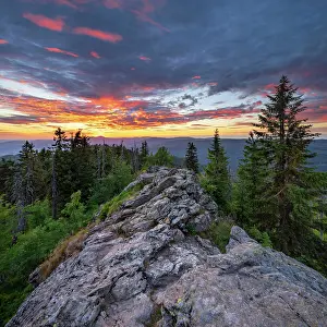 Wald: View from the summit of the Gro&, x7e5;r Rachel at