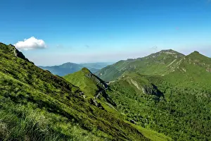 Mary: View from the summit of Puy Mary on Cantal mounts