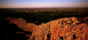 Macdonnell: View at sunrise from Mount Sonder, West MacDonnell