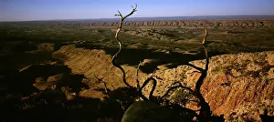 Macdonnell: View at sunrise from Mount Sonder, West MacDonnell