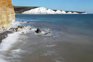 Sussex: View of the Sussex Coastline from Hope Gap