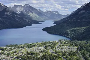 Journey: View of Waterton Townsite from the Bear's Hump viewpoint